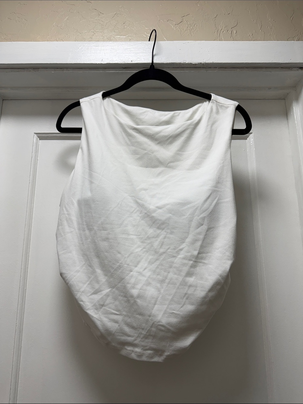 Classic White Women's Sleeveless Top